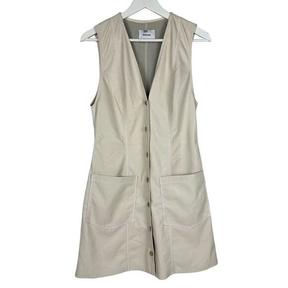 Nanushka Vegan Leather Menphi Dress size Medium - Picture 2 of 9